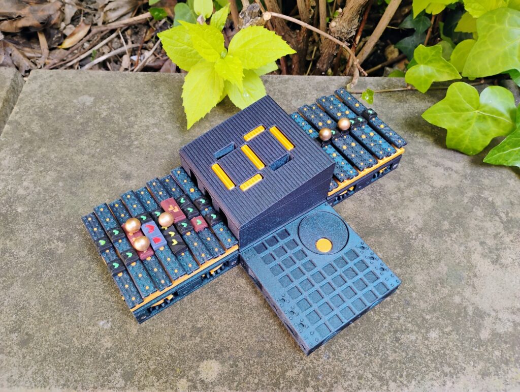 mockup of a 7-segment display peripheral