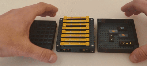 stacking a drive, encabulator, and lid